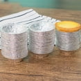 thumbnail image 2 of Huevo Latas Desechables Tarta De Pastel Multifuncional Tarta De Huevo Molde De Aluminio Molde De Tarta De Huevo Tazas Para Hornear Resistentes Al Calor Para Interior Hogar Cocina 100Pcs Eigraketly HA018713-00, 2 of 6
