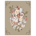 thumbnail image 2 of Design Art - Motif Floral Blanc et Jaune, 2 of 4