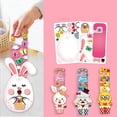 thumbnail image 4 of SheepDiy Easter Door Pendant Wall Sticker Material Kit Bunny Egg para Butterfly Decal Set para niños Girl Boy Artesanías hechas a mano Accesorio Artesanía esquí esquí Gafas de esquí, 4 of 5