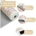 thumbnail image 5 of 10x13 Area Rugs for Living Room & Bedroom, Low Pile Vintage Retro Print, Soft Machine Washable Carpet, Non-Slip for Home Office Decor (Beige), 5 of 8