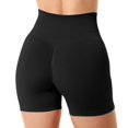 thumbnail image 4 of Akiihool Swimsuit for Women 2024 High Waisted Bikini Bottoms Swimsuit Shorts Swim Bottoms Swimwear, Black L, 4 of 4