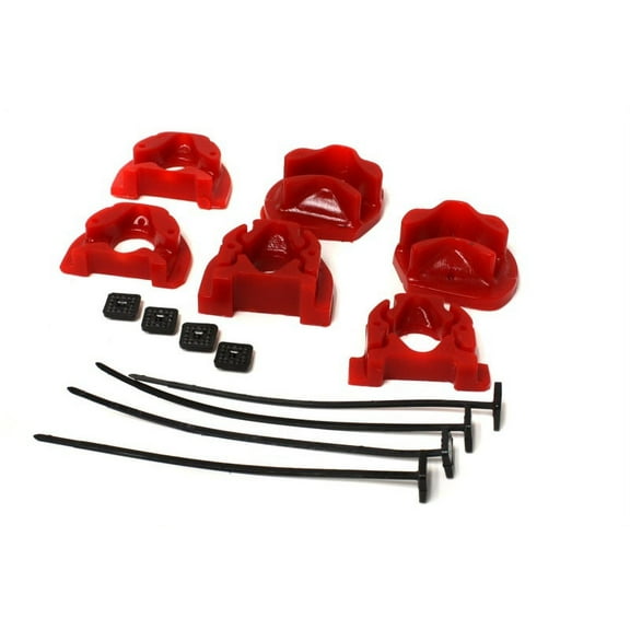 Energy Suspension 92-00 Honda Civic (Except 99-00 Si) / 93-97 Del Sol Red Motor Mount Inserts (Manua Fits select: 1997-1998 HONDA CIVIC LX, 1996 HONDA CIVIC DX