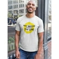 thumbnail image 2 of You Snooze You Lose Word Art Tee Men's -Image by Shutterstock, 2 of 4