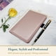 thumbnail image 5 of Libreta de Camareros ComfiTime de Cuero Sintético con Bolsillo con Cremallera Oro Rosa, 5 of 11