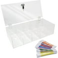 thumbnail image 2 of Nadex Coins ENR1-1102 5-Compartment Currency Tray with Locking Cover, 2 of 4