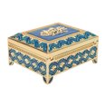 thumbnail image 1 of Joyero Vintage Caja de Almacenamiento de Joyería en Relieve de Metal de Estilo Europeo Caja de Baratijas Decorativa para el Hogar con Tapa Abatible de Fantasía Rectangular ANGGREK Otros, 1 of 8