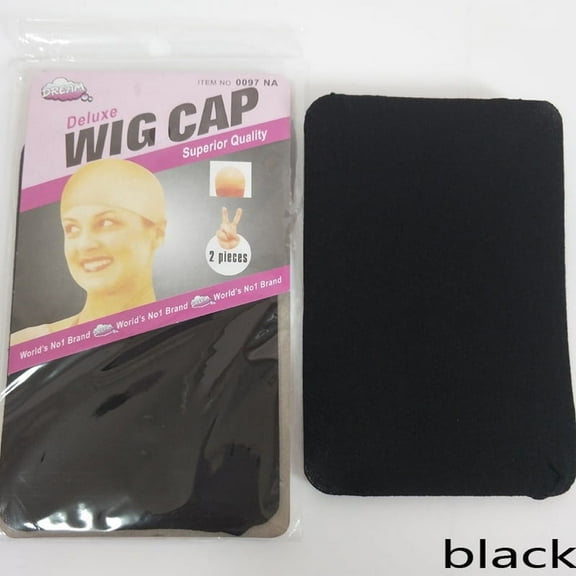 High quality wig cap lined with mesh black ladies real hair lace forehead wig