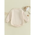 thumbnail image 4 of Yunliwuli Family Matching Sweatshirt Adult Baby Letter Print Round Neck Sweatshirt/ Jumpsuit Sportswear Tops, 4 of 9