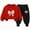 H154-Red, variant on TOWED22 Infant Kid Girl 2pcs Fall Winter Clothing Set Long Sleeve Round Neck Tee and High Waist Pants Cute Print Outfits Clothes(Orange,5-6 Y)