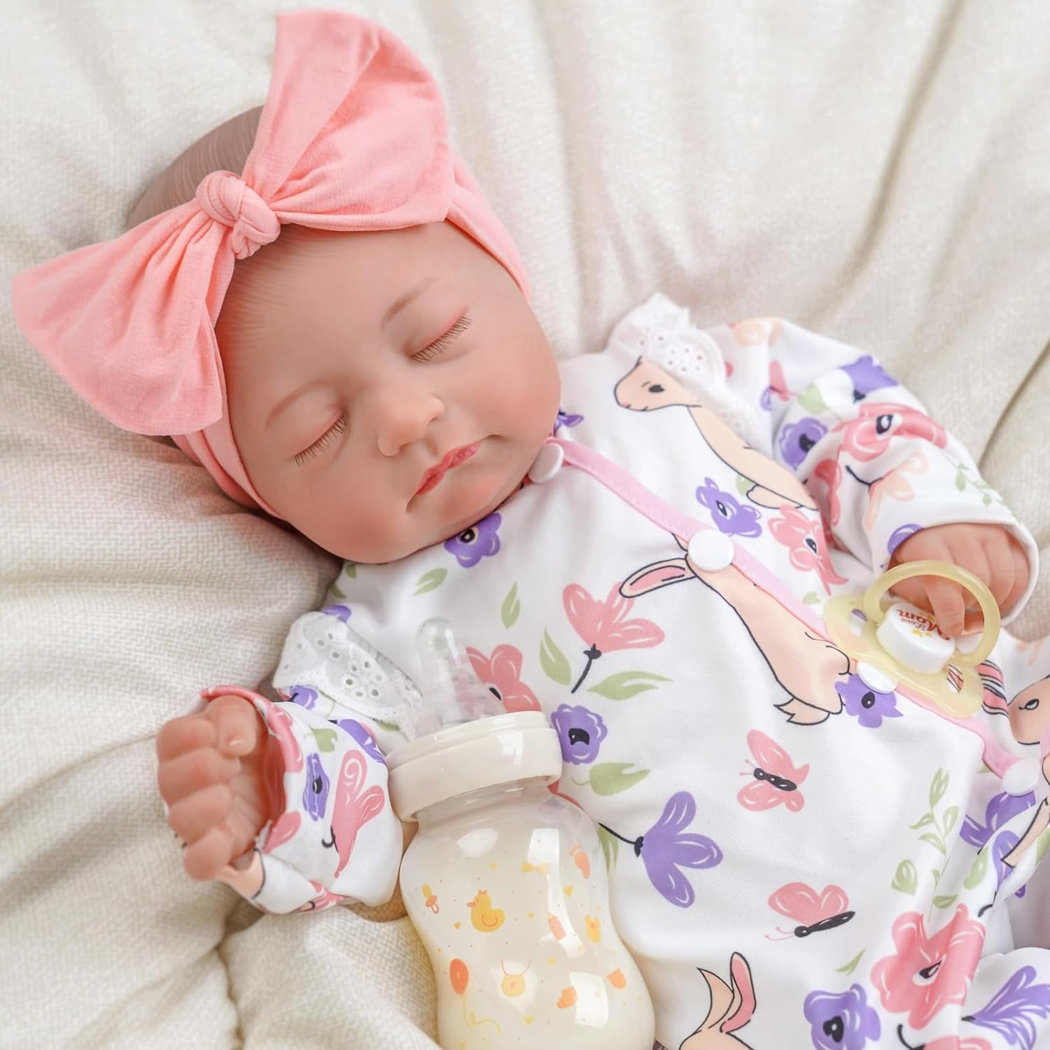 RSG 20-inch Reborn Baby Dolls - Full Soft Cloth Body Adorable Baby Doll Real Life Dolls with Complete Accessories Perfect for Cuddling, Playtime, and Gift Giving