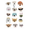 thumbnail image 2 of Melin, Hanna 15x18 White Modern Wood Framed Museum Art Print Titled - Dogs with Glasses, 2 of 4