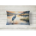 thumbnail image 2 of Carolines Treasures DAC7498PW1216 16 x 12 in. Blue Heron in the Golden Hour Throw Pillow, 2 of 4