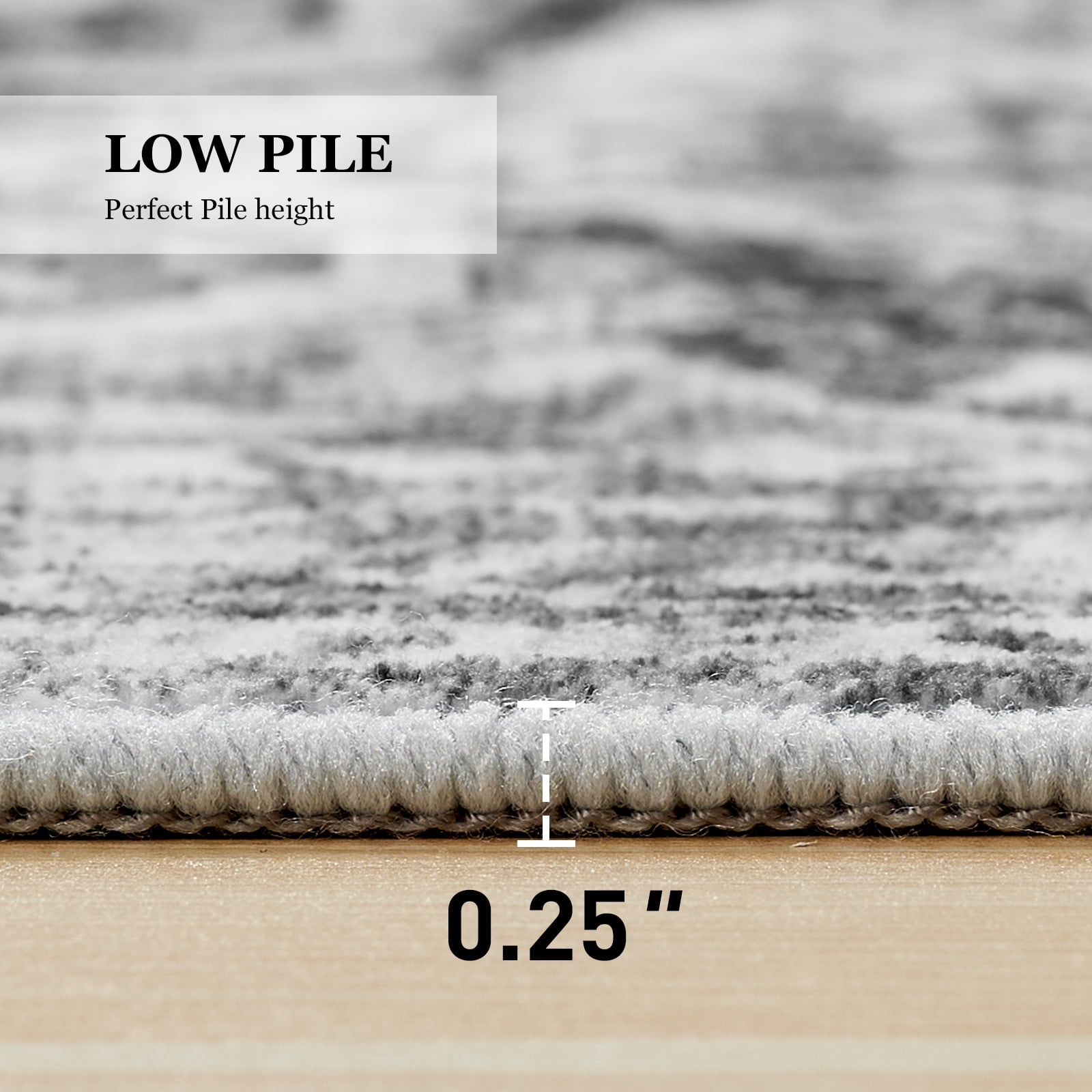 CHITOOMA 2'x6' Machine-washable Runner Rug for Kitchen, Stain Resistant Non-Shed Carpet, Boho Runner Rug with Non-Slip Backing for Hallway, Entryway, Bedroom, Laundry, Bathroom