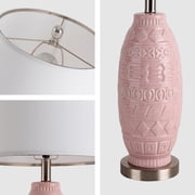 Modern Table Lamps Set of 2 ,Transitional Table Lamp for Living Room, Contemporary Ceramic Bedside Lamps for Bedroom, Nightstand, Hotel