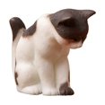 thumbnail image 1 of CNKOO Ornement de Chat Image d'Animal Travail Exquis Miniatures Réalistes pour Maison, 1 of 6