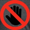 thumbnail image 3 of CafePress - Please Do Not Touch - Mens Tri-blend T-Shirt, 3 of 4