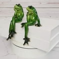 thumbnail image 5 of Pair of Statues - Resin Sitting Sculpture for Garden Decor, Outdoor Patio, Fairy Gardens - Cute Animal Figurines for Home, Bonsai, Tabletop & Landscape Decoration, 5 of 9