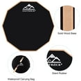 thumbnail image 3 of EASTROCK Drun Practice Pad 12 Inch Double Silicone Surface Silent Practice Drum Pad for Beginner Black with Sticks & Bag, 3 of 4