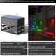 thumbnail image 1 of Luces solares de pared para exteriores, luces LED impermeables para escaleras, luces solares para patio exterior, multicolor, 1 of 5
