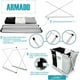 thumbnail image 4 of Cesto De Ropa Sucia Plegable Con 3 Compartimentos Kimhi Organizador Bote Canasta Para Ropa Impermeable Portatil Multifunción Lavanderia Cesta Almacenamiento Para Baños Y Dormitorios Color Neutro, 4 of 6