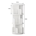 thumbnail image 4 of QinaQin Librero giratorio de 3 niveles con giro de 360°, estante esquinero de madera para niños y adultos, ideal para espacios pequeños, 4 of 7
