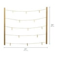 thumbnail image 6 of Melannco 31-inch by 26-inch MDF 30 Clip String Collage in Natural, 6 of 8