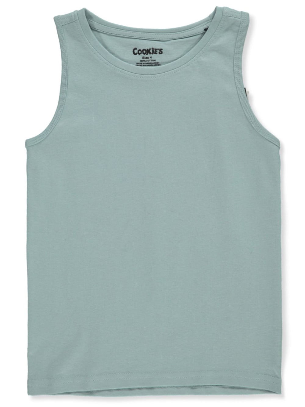 Cookie's Boys' Muscle Tank Top gray, 12 14 (Big Boys)