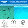 thumbnail image 2 of Swimline HydroTools Hydro Flo 0.35 HP Vertical Discharge Swimming Pool Pump, 2 of 8