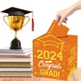 thumbnail image 3 of Tarjeta de cartón plegable con 30 tarjetas para decoraciones de fiestas de graduación Tarjeta con mensaje de felicitación para la temporada de graduaciones, 3 of 5