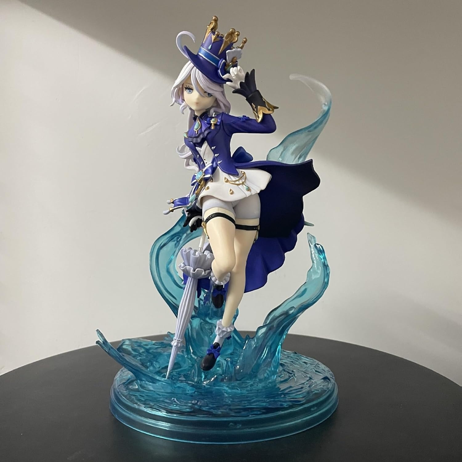 New Furina Figure, Water Control Furina Action Figures 24cm/9.4inch PVC Characters Collectible Decorations Handicrafts Souvenirs for Anime Fans Gifts