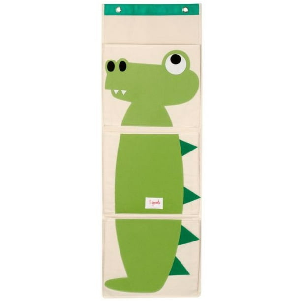 3 Sprouts Organisateur Mural - Crocodile Vert