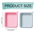 thumbnail image 4 of Non-Stick Silicone Rectangular Cake Baking Pan, Heat-Resistant Baking Ware for Brownies, Bread, DIY Cakes, and Kitchen Cake Making Tools, Easy Clean Cake Mold,2pc, 4 of 5
