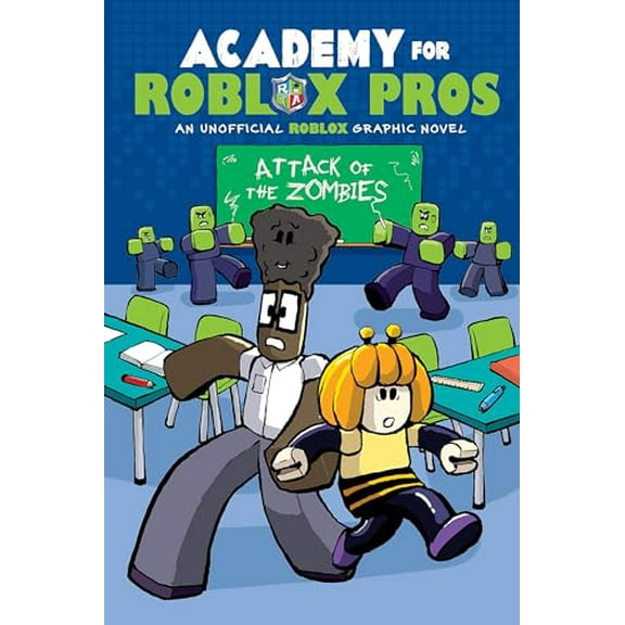 Pre-Owned Attack of the Zombies (Academy for Roblox Pros Graphic Novel #1) (Paperback) 1546103317 9781546103318