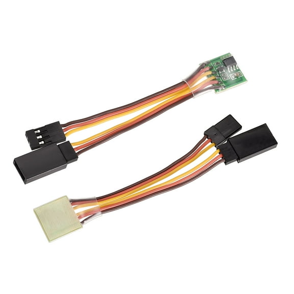 Uxcell 2Pcs RC Servo Signal Reverse Inverter Steering Gear Reverse Wire 3-Pin 5-6V 2A