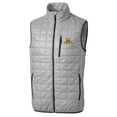 thumbnail image 2 of Men's Cutter & Buck Gray North Carolina A&T Aggies Big & Tall Rainier PrimaLoft Eco Full-Zip Puffer Vest, 2 of 3