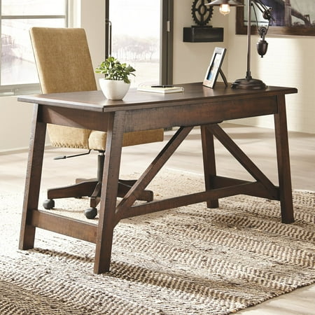 Large Leg Desk - Signature Design by Ashley Baldridge 60 in. Home Office Large Leg Writing/Laptop Desk