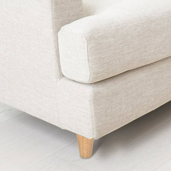 WHAMVOX 4pcs Wooden Furniture Legs Tapered Replacement Legs For Sofa Couch And Cabinet 8cm Wooden Couch Legs For Easy Installation