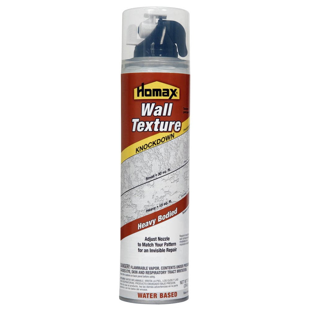 Homax Aerosol Wall Texture, Knockdown, Water-based, 20 oz