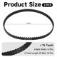 thumbnail image 2 of Pack 2 Correas de Transmision Dentadas para Lijadora de Disco Ryobi BD4601 BD4600 BD4601G Reemplazo BD46075, 2 of 5