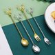 thumbnail image 5 of De acero inoxidable Milu Deer café pastel cuchara tenedor postre cucharas helado postre cucharadita utensilios de cocina vajilla, 5 of 5