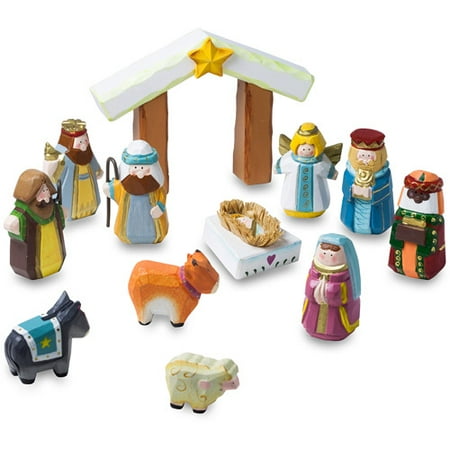 First Blessing Nativity Wood - Kurt Adler 10.5