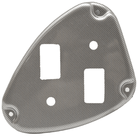 Ranger Boats Blank Gauge Switch Panel 7202598Gl | 6 5/8 x 5 7/8 Inch