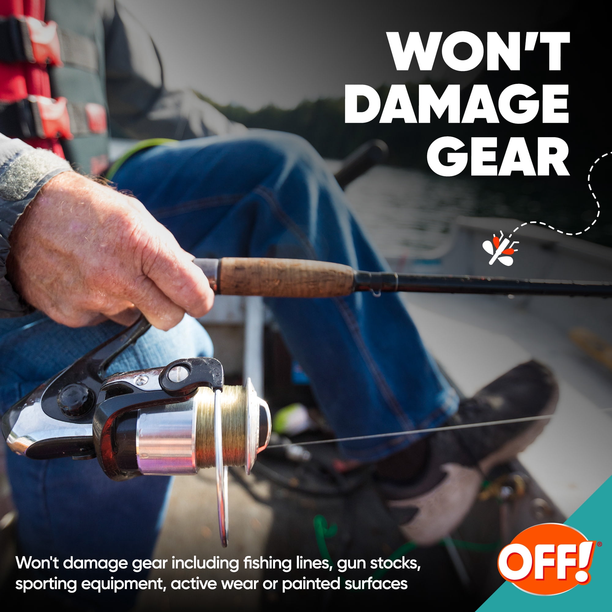 OFF! Deep Woods® Max Mosquito & Tick Aerosol Spray with 20% Picaridin, 9 oz