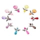 thumbnail image 1 of 10 colgantes con dijes mixtos de corazón acrílico facetado/cuentas redondas de vidrio con forma de mariposa, ideales para collares, pendientes, pulseras y bisutería., 1 of 9