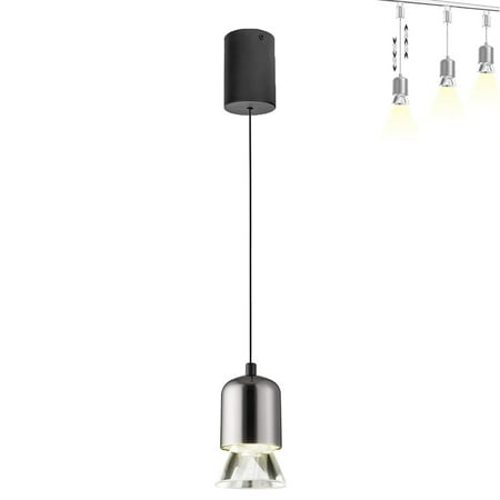 

FSLiving 7W Adjustable Levitate Pendnat Light Retractable Lift Ceiling Light Fixtures with Minimalist Modern Aluminum&Acrylic Shade Indoor Island Light Adjustable Wire Lamp Black Pearl - 1 Pack