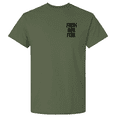 thumbnail image 2 of Trenz Shirt Company Men's Faith Over Fear Short Sleeve T-Shirt - Christian Inspirational Graphic Tee - Front & Back Print-Military-Small, 2 of 2