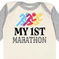 thumbnail image 4 of Inktastic My 1st Marathon Race Boys or Girls Long Sleeve Baby Bodysuit, 4 of 5