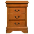 thumbnail image 3 of Miekor Furniture Louis Phillipe G3160-3N 3 Drawer Nightstand, Oak 108218, 3 of 4