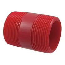Nibco 3/4" MNPT x 2" TBE Kynar(R) Pipe Nipple Sch 80 6529 3/4xSH