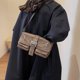 thumbnail image 5 of Bolsos de hombro de PU de moda con empalme sólido, bolso cruzado con hebilla de hilo y cierre de cremallera, gran oferta 2024, bolsos para mujer, bolsos de señora, 5 of 5
